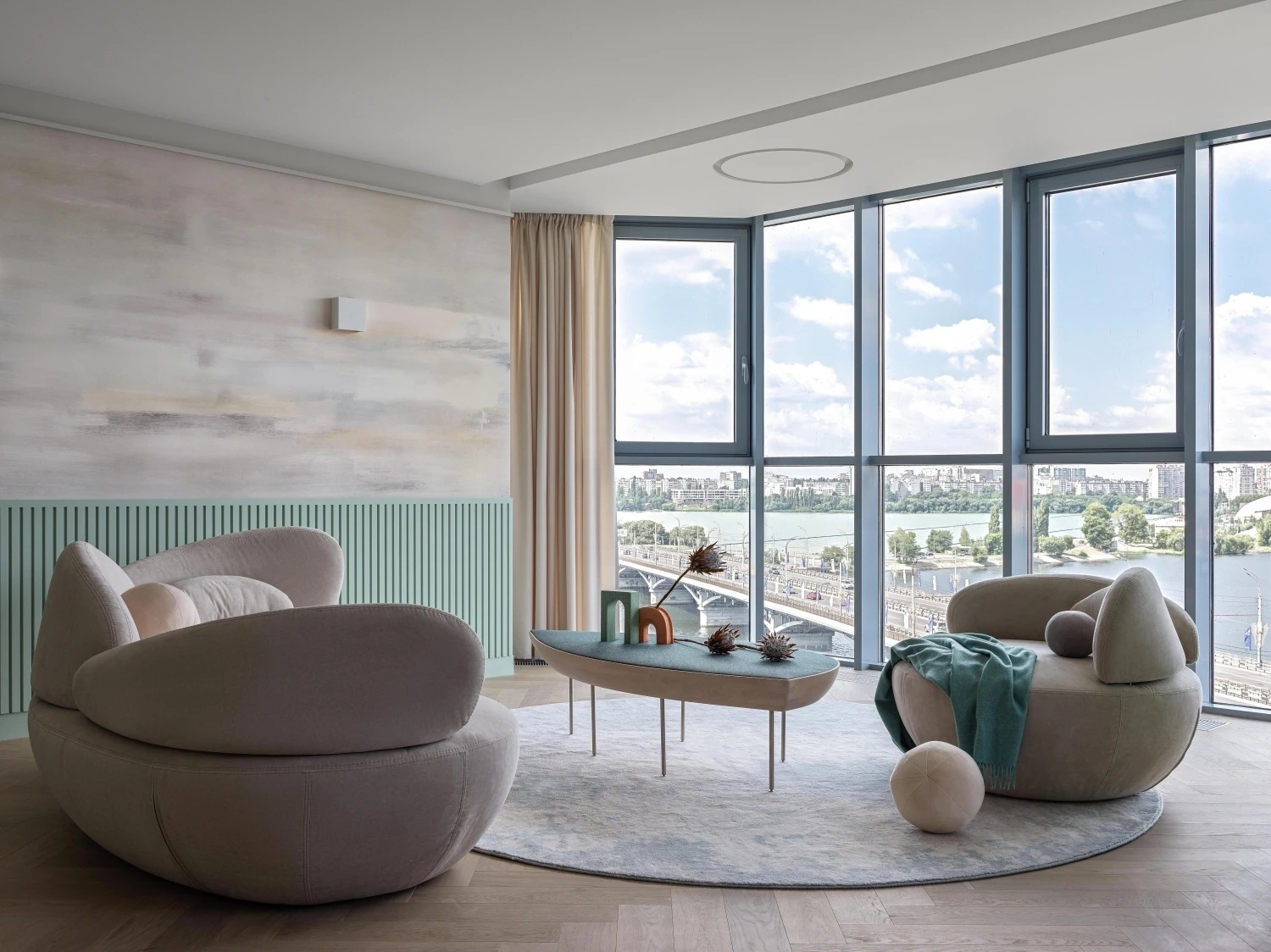 Стеновая панель под покраску Orac Decor Bar W111-2600 2600×250×20 фото в интерьере