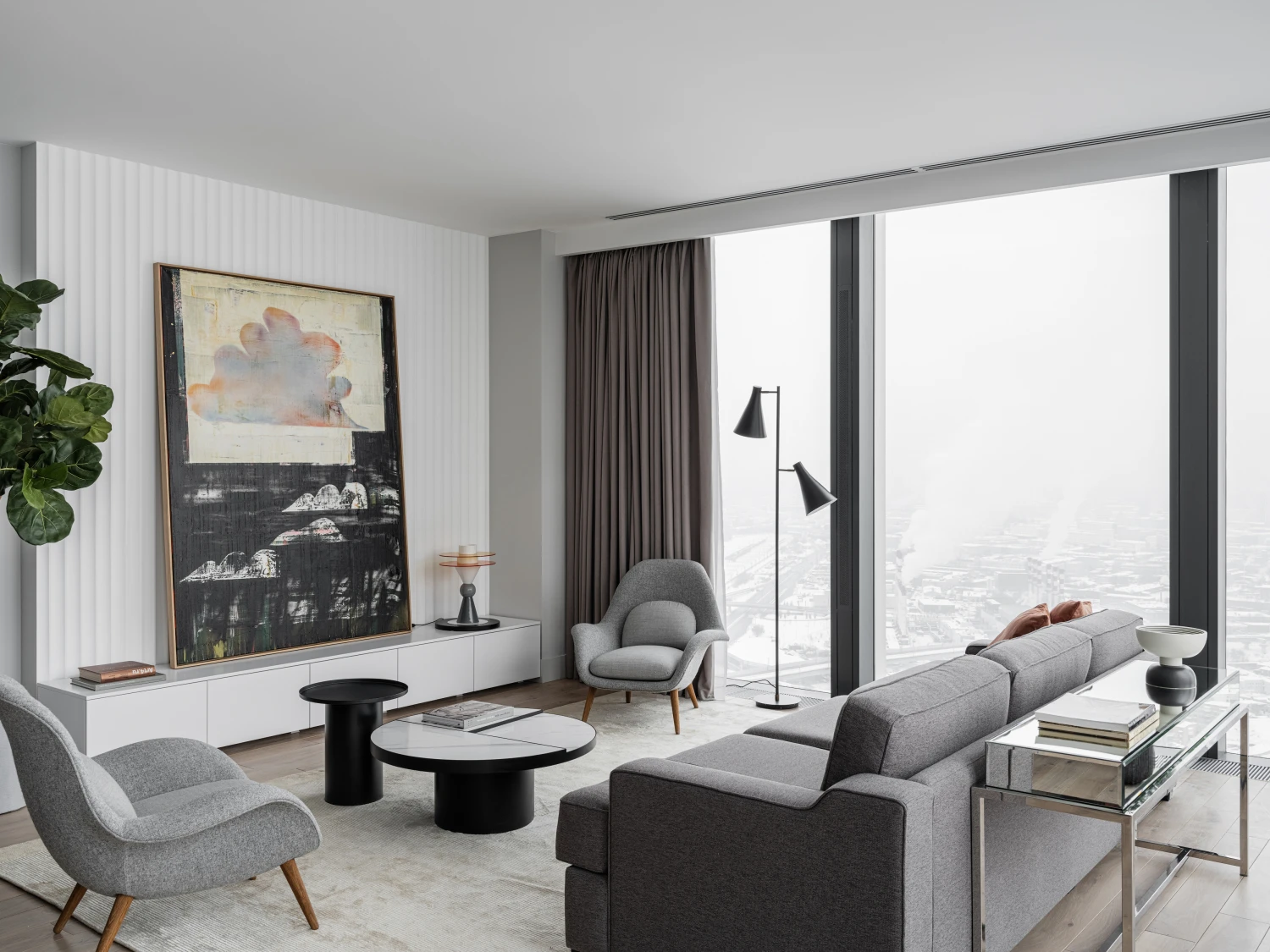 Стеновая панель под покраску Orac Decor Valley XL W114-2600 2600×250×15 фото в интерьере