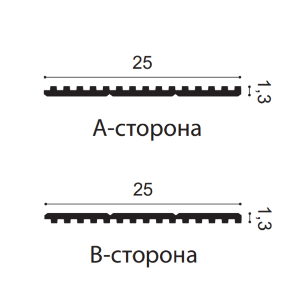 Стеновая панель под покраску Orac Decor Track WX205-3000 3000×250×13