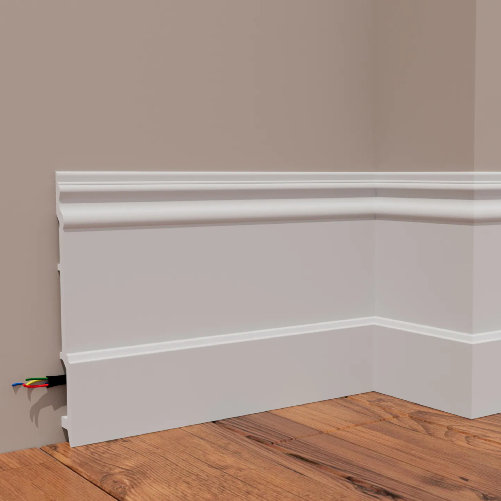 Плинтус под покраску Decor-Dizayn DD725 2000×210×21