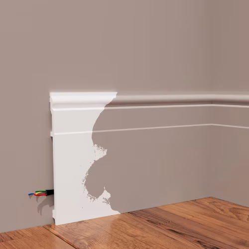 Плинтус под покраску Decor-Dizayn DD726 2000×202×16