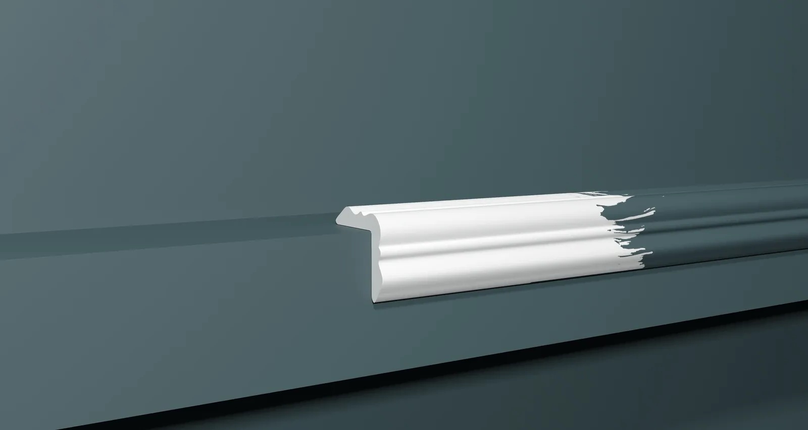 Молдинг угловой под покраску Decor-Dizayn DD801 2000×38×38 фото в интерьере