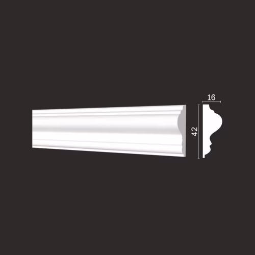 Молдинг под покраску гибкий Decor-Dizayn DD301F 2000×42×16