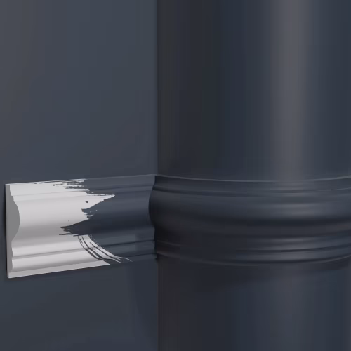 Молдинг под покраску гибкий Decor-Dizayn DD301F 2000×42×16