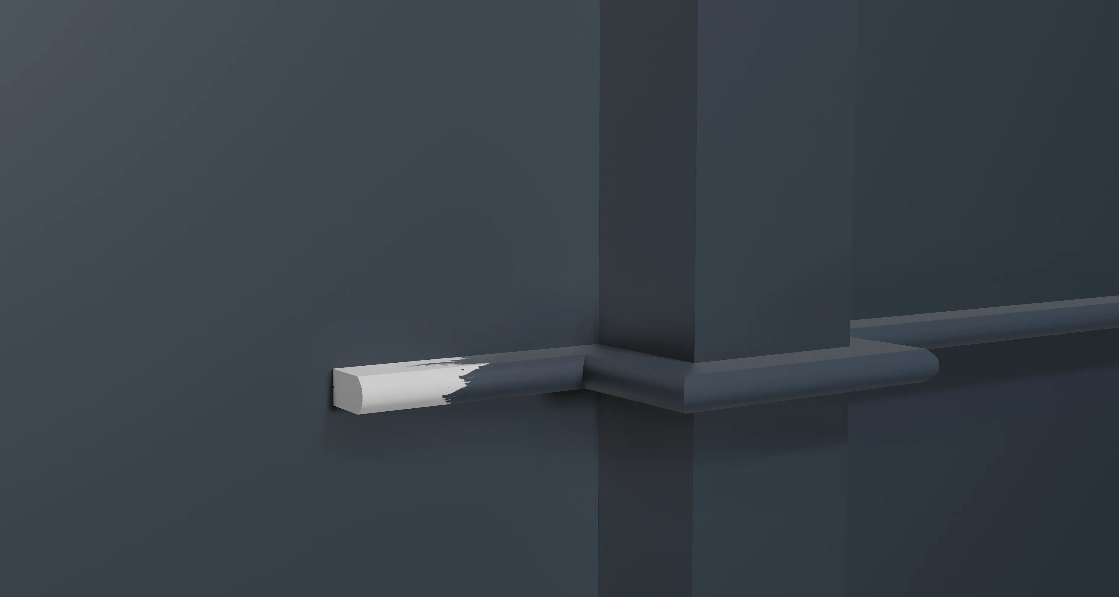 Молдинг под покраску Decor-Dizayn Modern DD638 2000×18,4×10 фото в интерьере