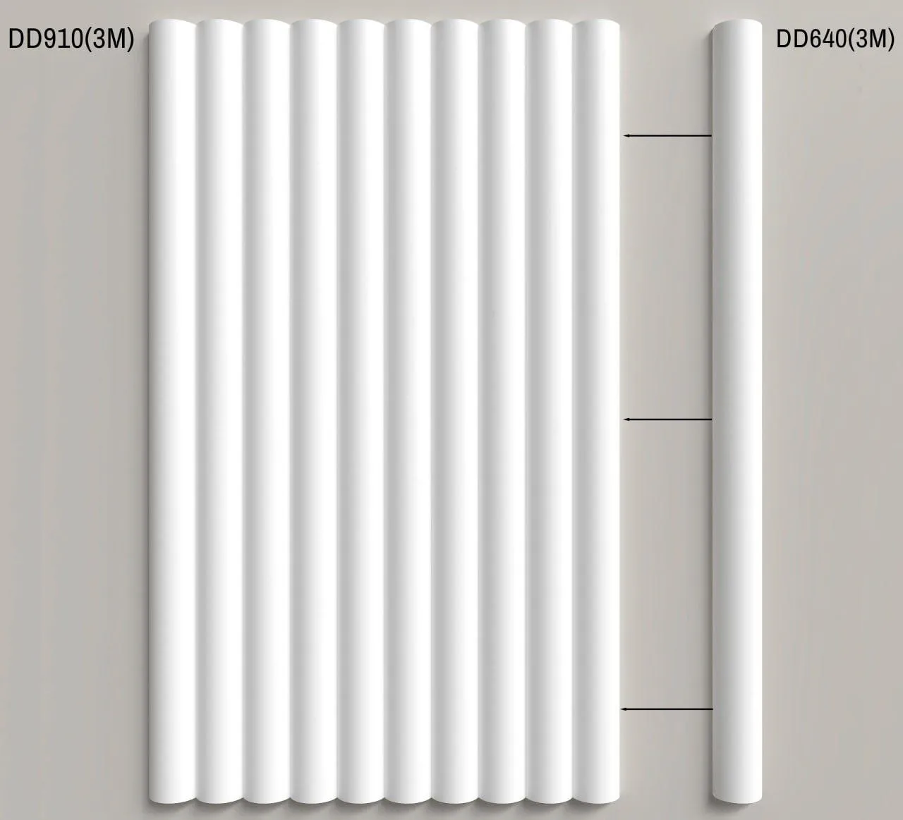 Молдинг под покраску Decor-Dizayn Грани DD640 3000×24×13 фото в интерьере