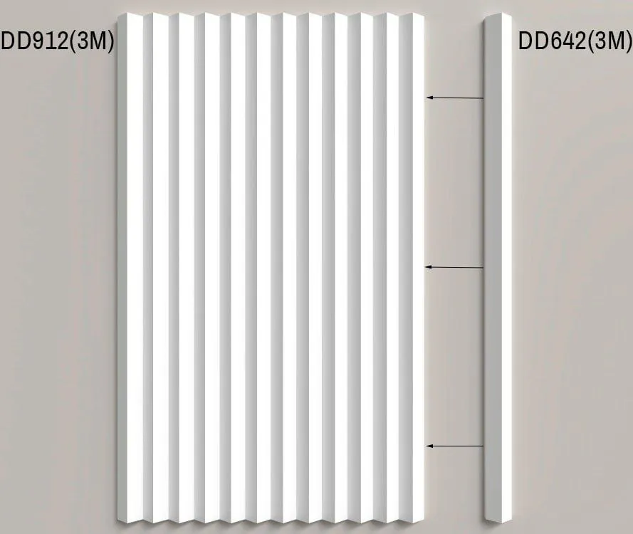 Молдинг под покраску Decor-Dizayn Грани DD642 3000×20×13 фото в интерьере