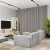 МДФ стеновая панель акустическая Cosca Decor Сканди Дуб Дымчатый черный войлок 2750×600×19 фото в интерьере