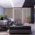 МДФ стеновая панель акустическая Cosca Decor Сканди Ясень Тирамису черный войлок 2750×600×19 фото в интерьере