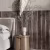 МДФ стеновая панель акустическая Cosca Decor Сканди Дуб Дымчатый черный войлок 1200×600×19 фото в интерьере