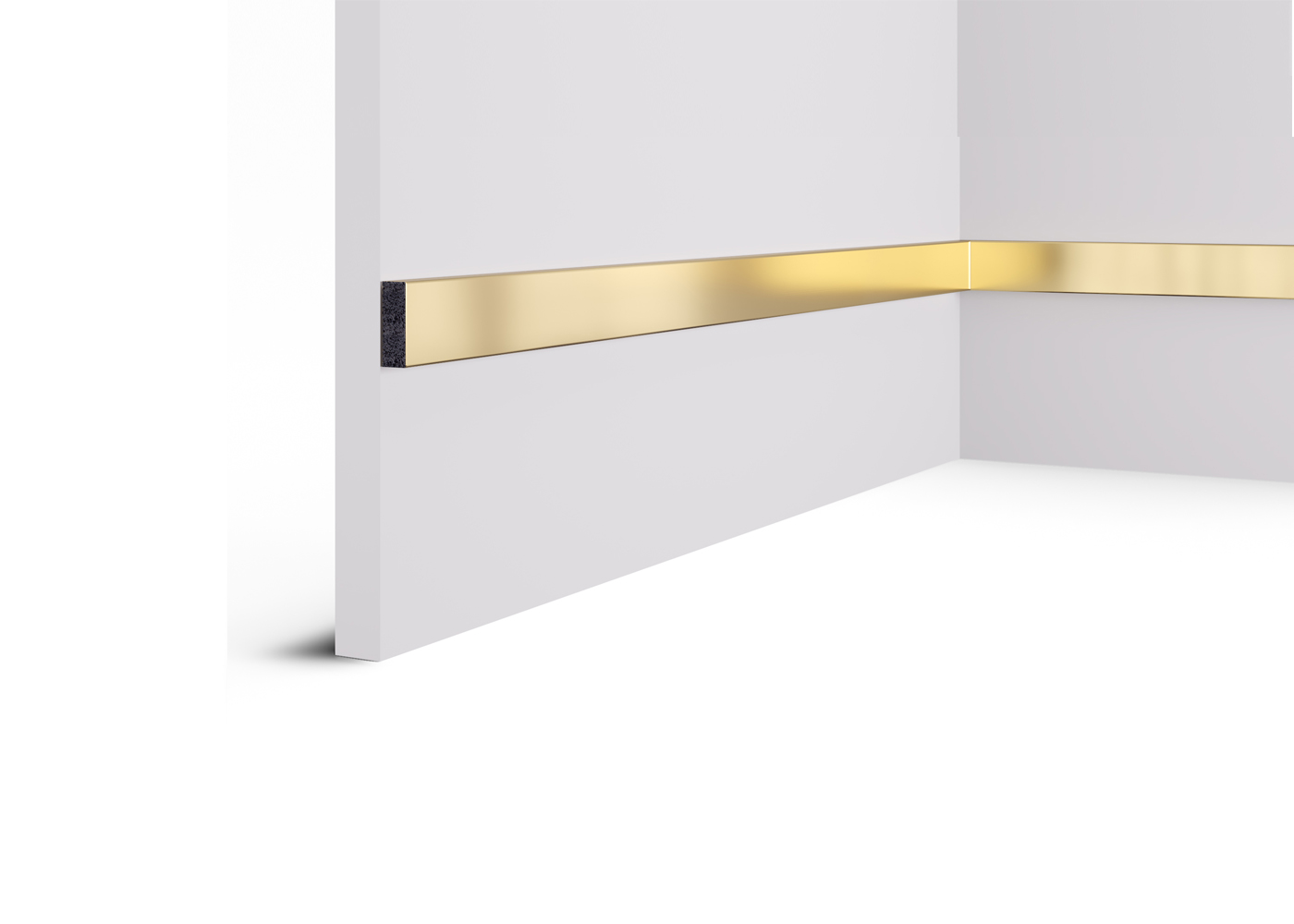 Рейка декоративная Cosca Decor Золото желтое RX010-051 2000×30×10