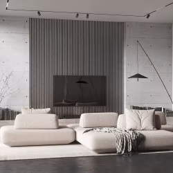 Рейка декоративная Cosca Decor Хром матовый RX010-052 2000×30×10