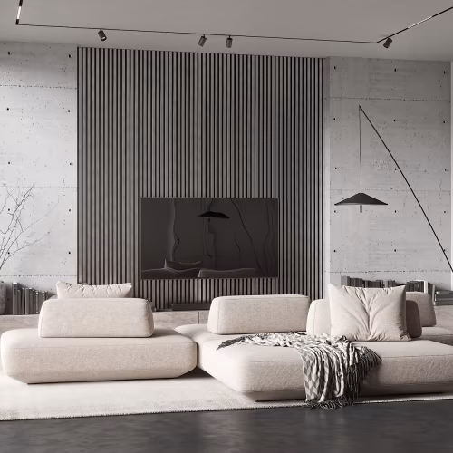 Рейка декоративная Cosca Decor Хром матовый RX010-052 3000×30×10