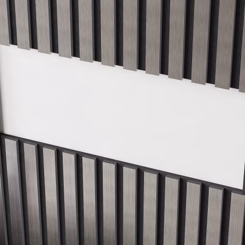 Рейка декоративная Cosca Decor Хром матовый RX010-052 3000×30×10