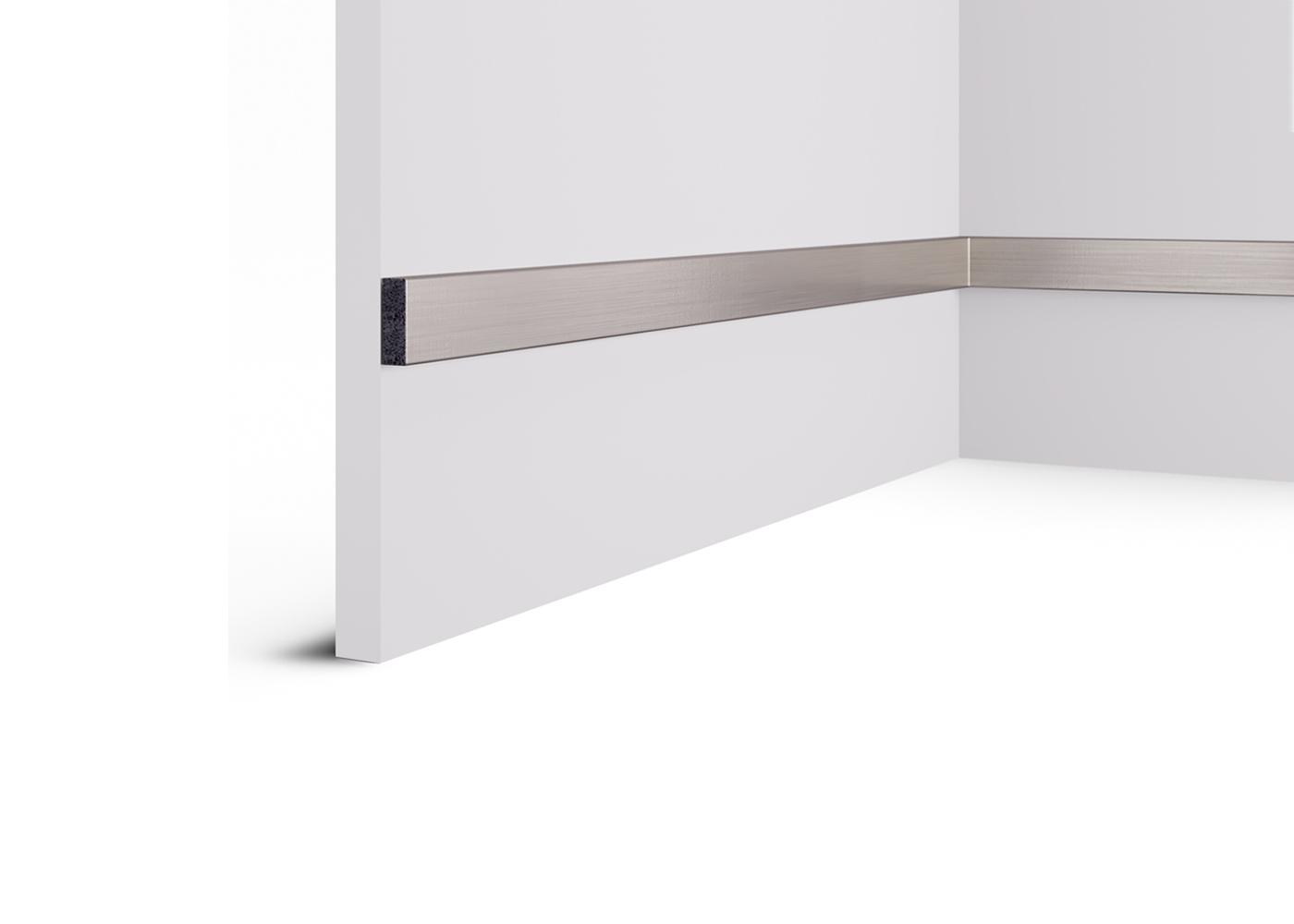 Рейка декоративная Cosca Decor Хром матовый RX010-052 2000×30×10