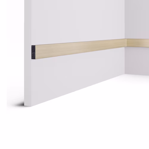 Рейка декоративная Cosca Decor Золото матовое RX010-053 2000×30×10