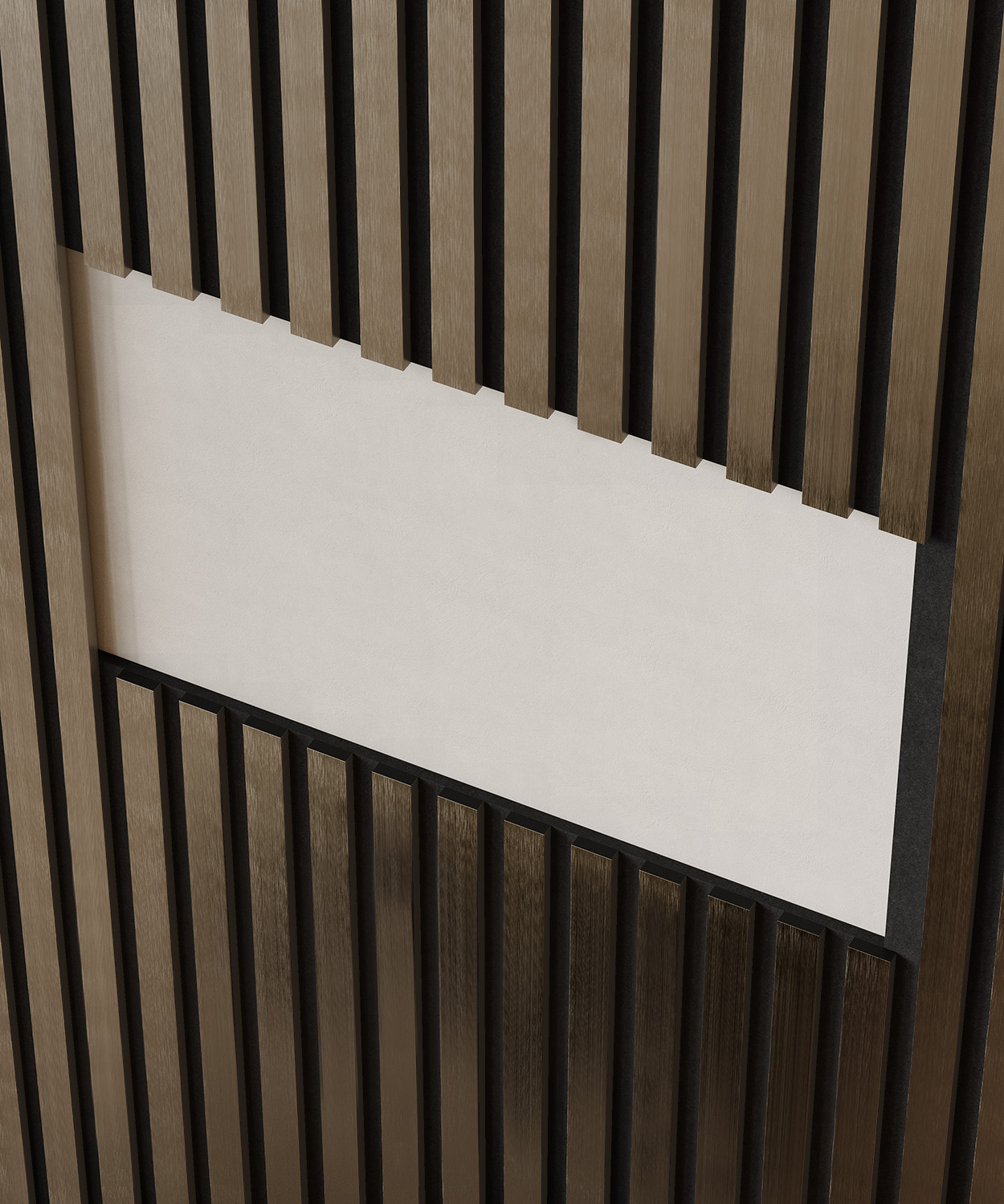 Рейка декоративная Cosca Decor Шампань RX010-054 2000×30×10 фото в интерьере