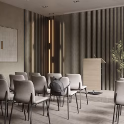 Рейка декоративная Cosca Decor Платина матовая RX010-055 2000×30×10