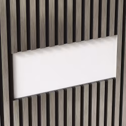 Рейка декоративная Cosca Decor Платина матовая RX010-055 2000×30×10