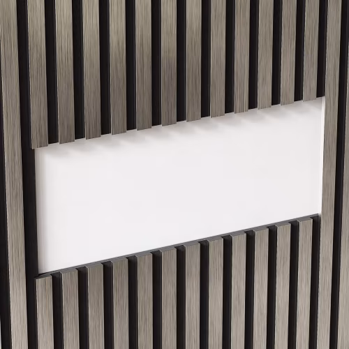 Рейка декоративная Cosca Decor Платина матовая RX010-055 2000×30×10