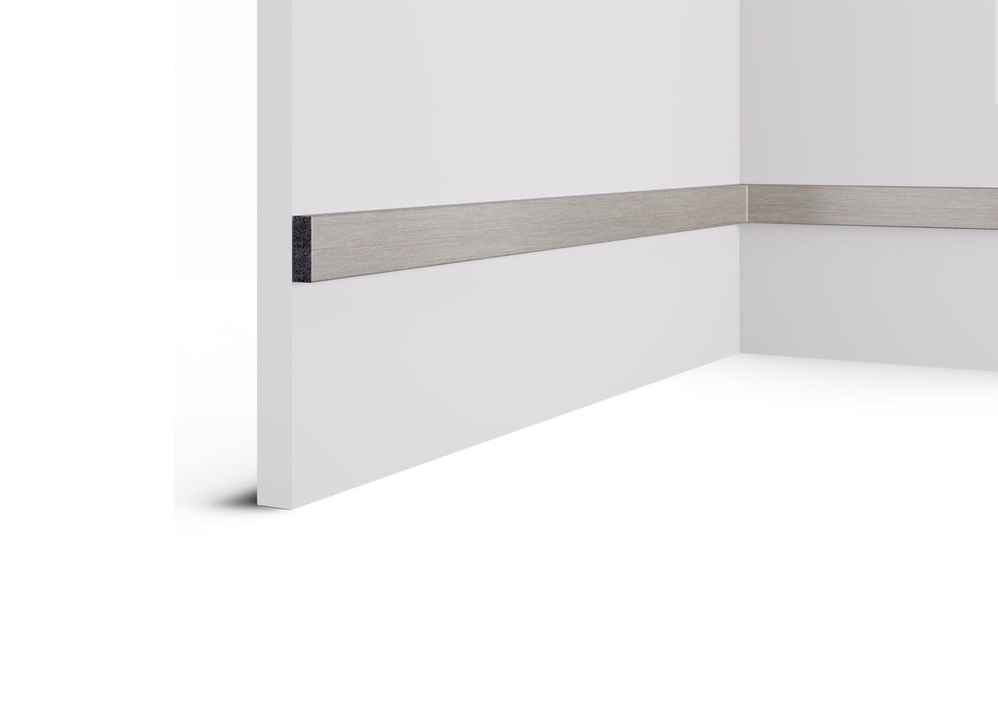 Рейка декоративная Cosca Decor Платина матовая RX010-055 2000×30×10