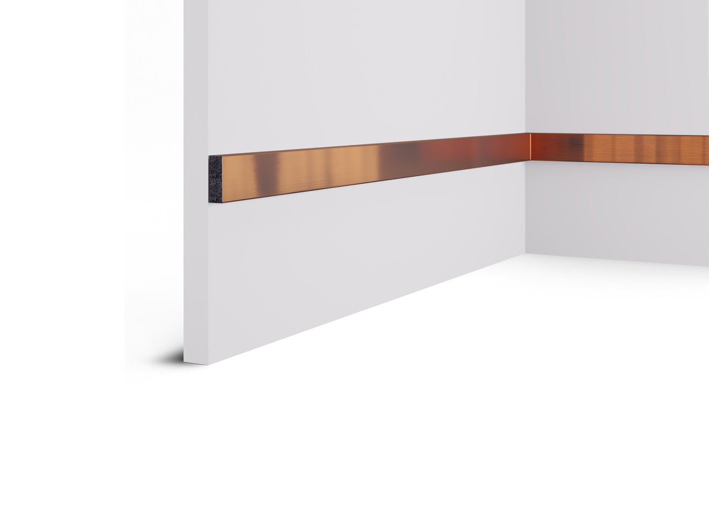 Рейка декоративная Cosca Decor Медь красная RX010-056 2000×30×10