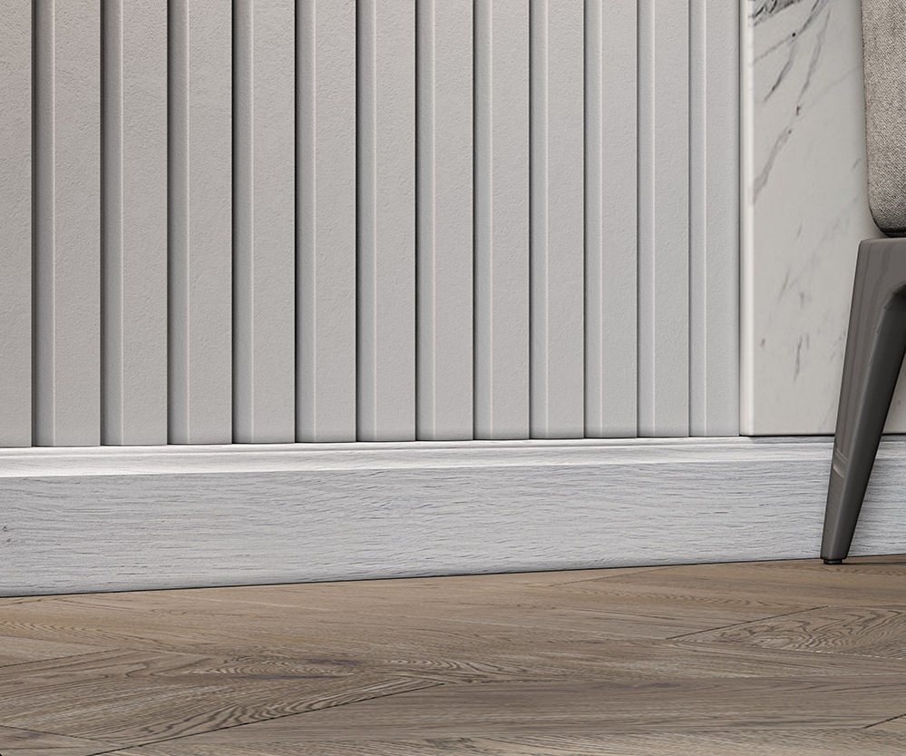 Рейка декоративная под покраску Cosca Decor RX002 2000×30×20 фото в интерьере