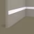 Рейка декоративная под покраску Cosca Decor RX010 2000×30×10