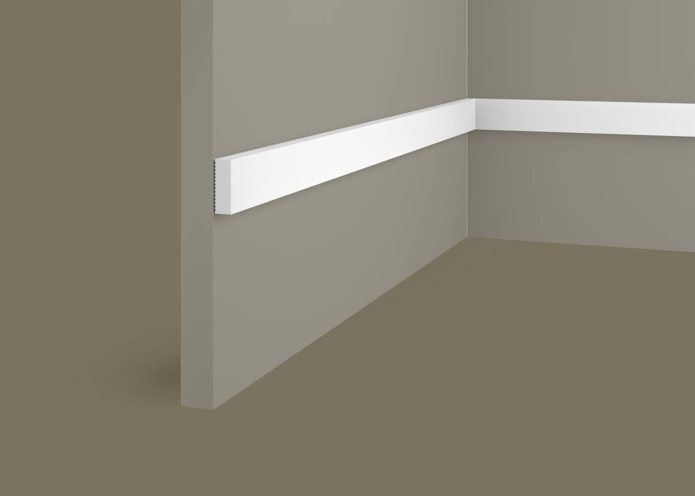 Рейка декоративная под покраску Cosca Decor RX010 2000×30×10