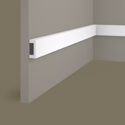 Рейка декоративная под покраску Cosca Decor RX011 2000×40×16