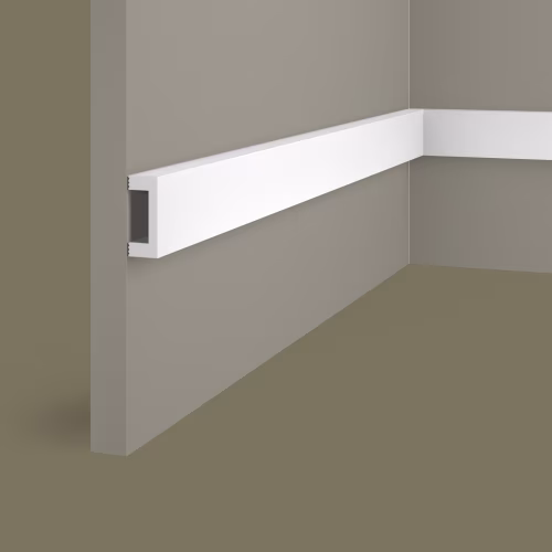 Рейка декоративная под покраску Cosca Decor RX011 2000×40×16