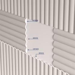 Финишный молдинг под покраску Cosca Decor MF006 2800×35×12