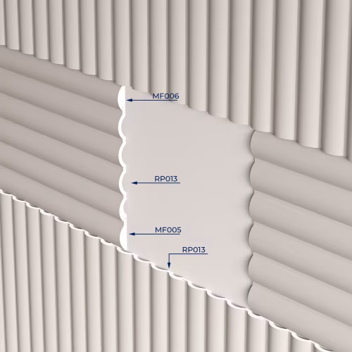 Финишный молдинг под покраску Cosca Decor MF006 2800×35×12