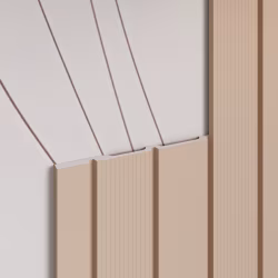 Финишный молдинг под покраску Cosca Decor MF001 2800×46×12