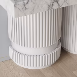 Финишный молдинг под покраску Cosca Decor ZP007 правый 2800×15×23
