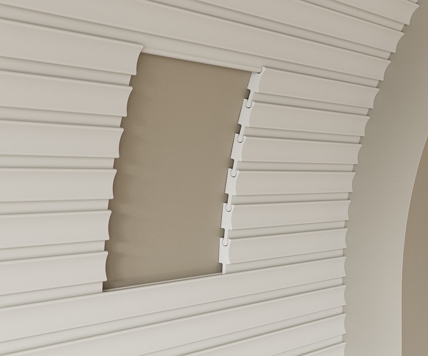 Финишный молдинг под покраску Cosca Decor ZL008 левый 2800×50×18 фото в интерьере