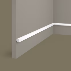Финишный молдинг под покраску Cosca Decor ZP006 правый 2800×12×12