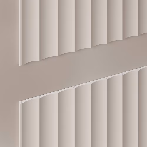 Финишный молдинг под покраску Cosca Decor ZP006 правый 2800×12×12