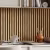 МДФ стеновая панель акустическая Cosca Decor Сканди Дуб Медный черный войлок 1200×600×19 фото в интерьере