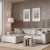 МДФ стеновая панель акустическая Cosca Decor Сканди Ясень Тирамису черный войлок 1200×600×19 фото в интерьере