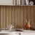 МДФ стеновая панель акустическая Cosca Decor Сканди Дуб Медный черный войлок 600×600×19 фото в интерьере