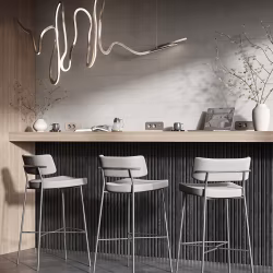 МДФ стеновая панель акустическая Cosca Decor Сканди Дуб Графит черный войлок 600×600×19