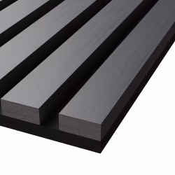 МДФ стеновая панель акустическая Cosca Decor Монако Дуб Антрацит Темно-серый черный войлок 2750×600×21