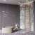 МДФ стеновая панель акустическая Cosca Decor Монако Дуб Ардженто Светло-серый черный войлок 600×600×21 фото в интерьере