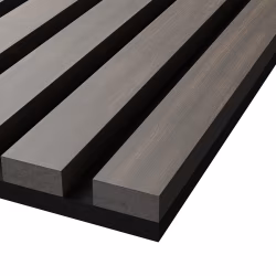 МДФ стеновая панель акустическая Cosca Decor Монако Дуб Маррон Коричневый черный войлок 600×600×21