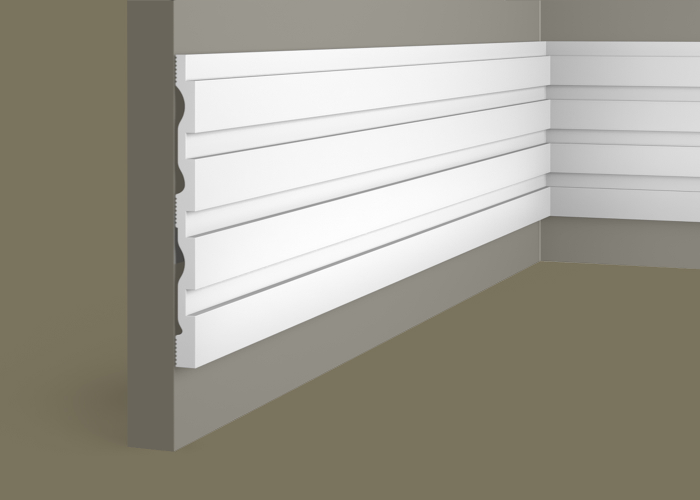 Стеновая панель под покраску Cosca Decor RP001 2800×156×8