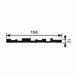 Стеновая панель под покраску Cosca Decor RP002 2800×156×12