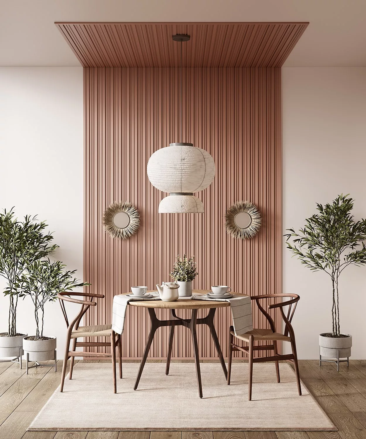 Стеновая панель под покраску Cosca Decor RP002 2800×156×12 фото в интерьере