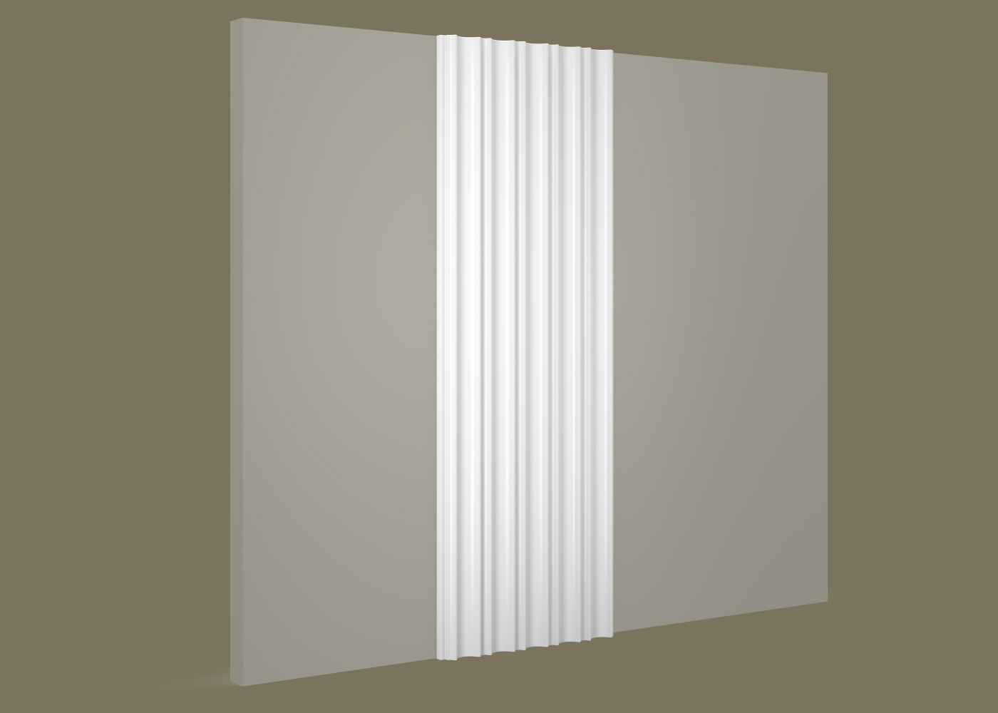 Стеновая панель под покраску Cosca Decor RP003 2800×156×12