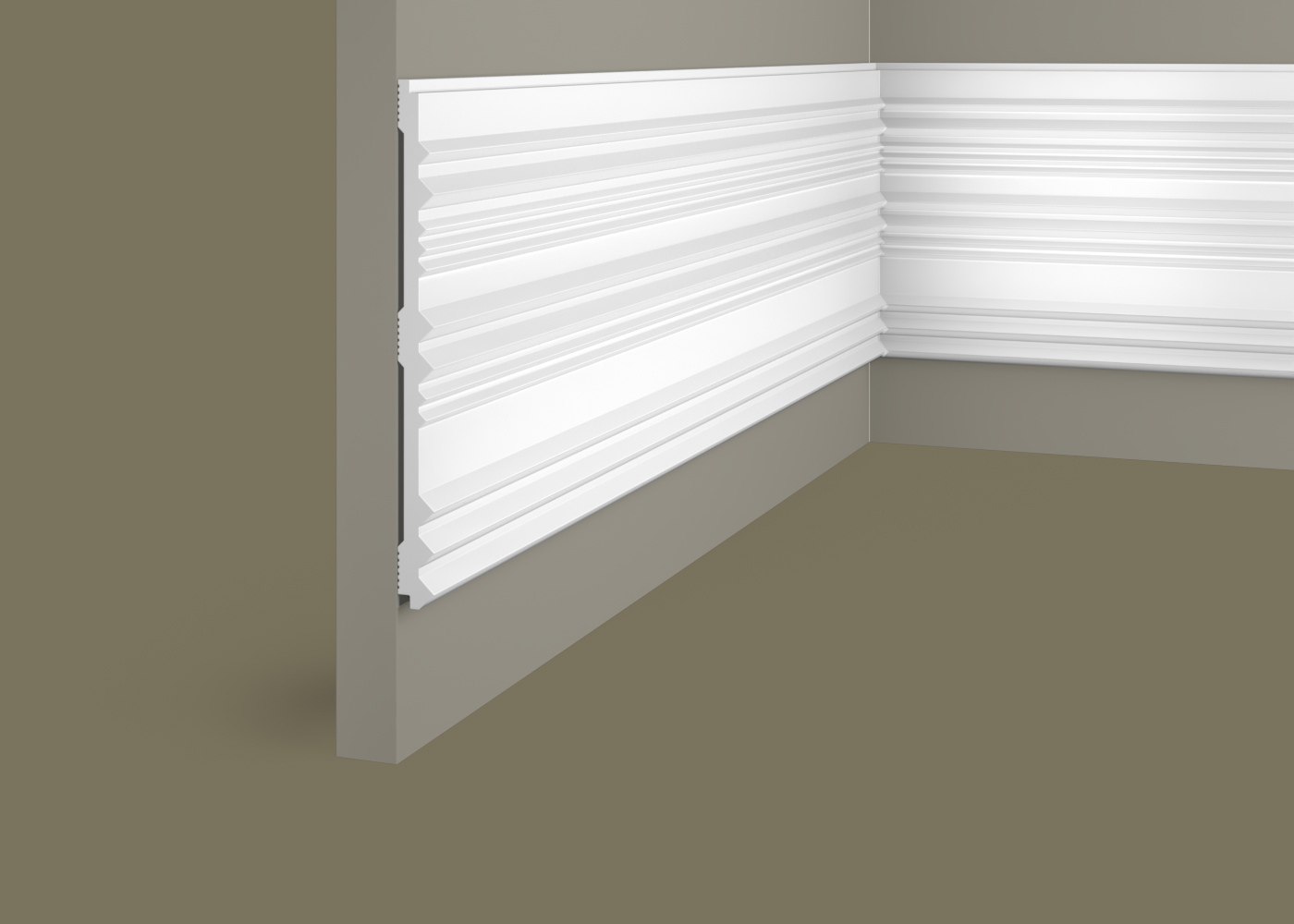 Стеновая панель под покраску Cosca Decor RP005 2800×156×12